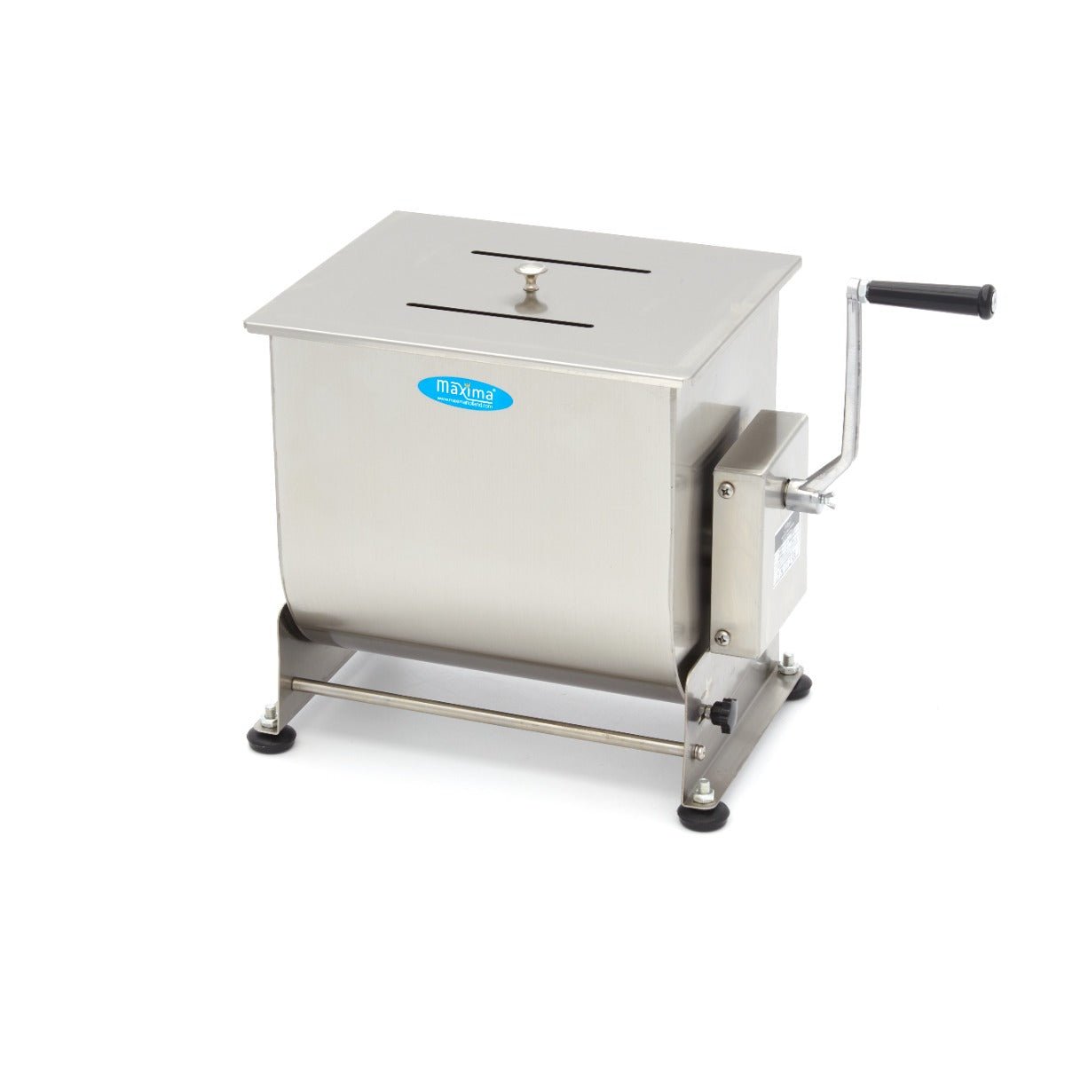 Maxima Meat Mixer 30L - 25kg Meat - Tilting Bowl - Single Axle - RVSVoordeel