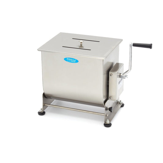Maxima Meat Mixer 30L - 25kg Meat - Tilting Bowl - Single Axle - RVSVoordeel
