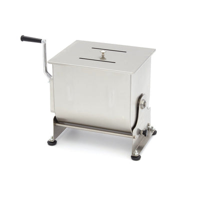 Maxima Meat Mixer 30L - 25kg Meat - Tilting Bowl - Single Axle - RVSVoordeel