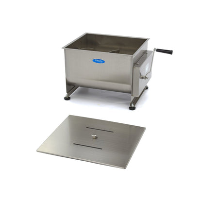 Maxima Meat Mixer 40L - 35kg Meat - Double Axle - RVSVoordeel
