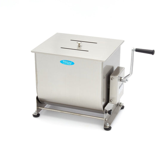 Maxima Meat Mixer 40L - 35kg Meat - Tilting Bowl - Single Axle - RVSVoordeel