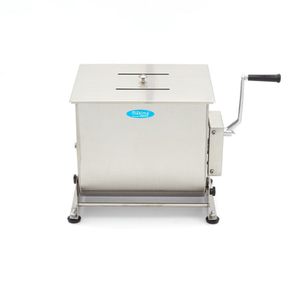 Maxima Meat Mixer 40L - 35kg Meat - Tilting Bowl - Single Axle - RVSVoordeel
