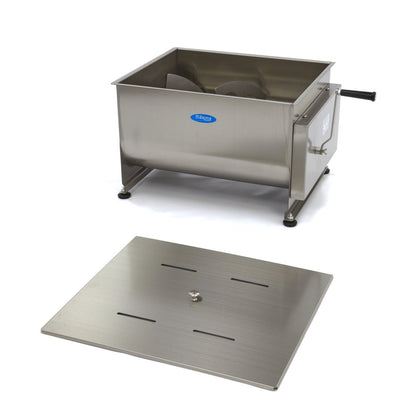 Maxima Meat Mixer 60L - 55kg Meat - Double Axle - RVSVoordeel