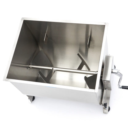 Maxima Meat Mixer 60L - 55kg Meat - Tilting Bowl - Single Axle - RVSVoordeel