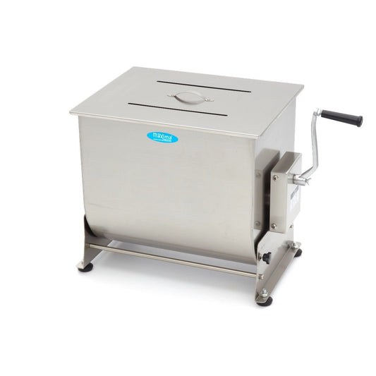 Maxima Meat Mixer 60L - 55kg Meat - Tilting Bowl - Single Axle - RVSVoordeel