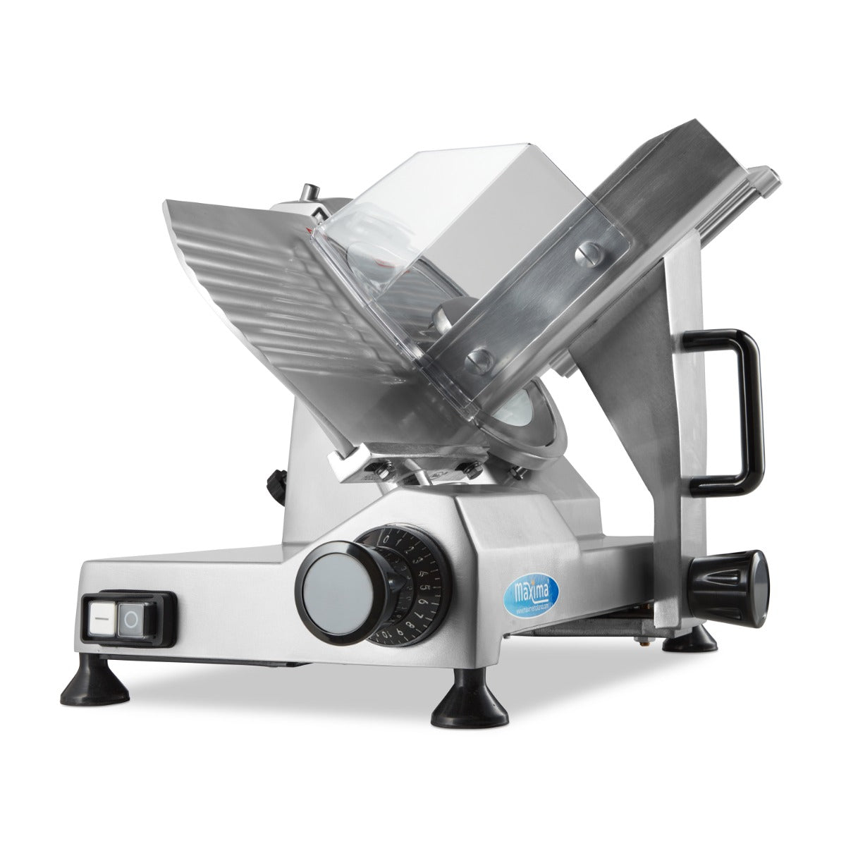 Maxima Meat Slicer Ø22cm Blade - teflon or serrated knife optional - RVSVoordeel