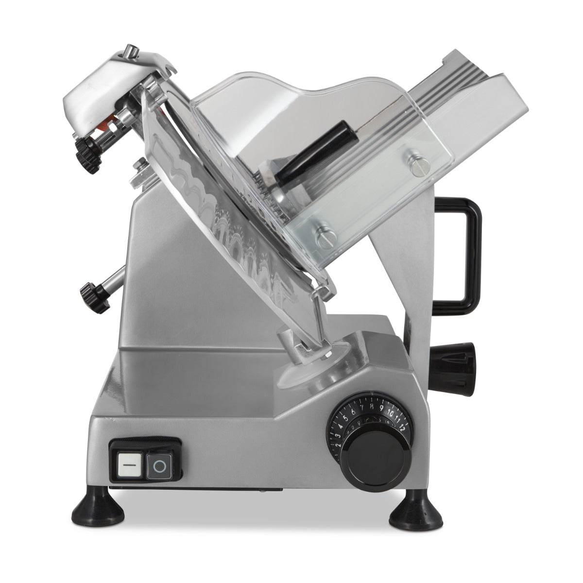 Maxima Meat Slicer Ø25cm Blade - teflon or serrated knife optional - RVSVoordeel