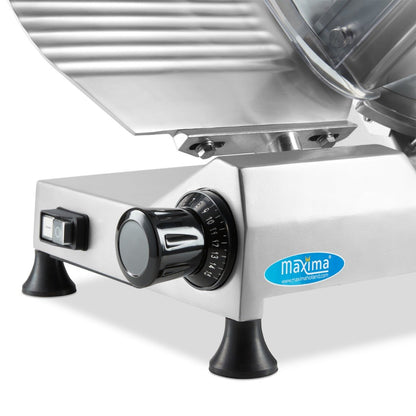 Maxima Meat Slicer Ø30cm Blade - teflon or serrated knife optional - RVSVoordeel