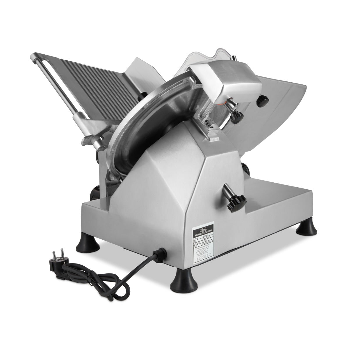 Maxima Meat Slicer Ø30cm Blade - teflon or serrated knife optional - RVSVoordeel