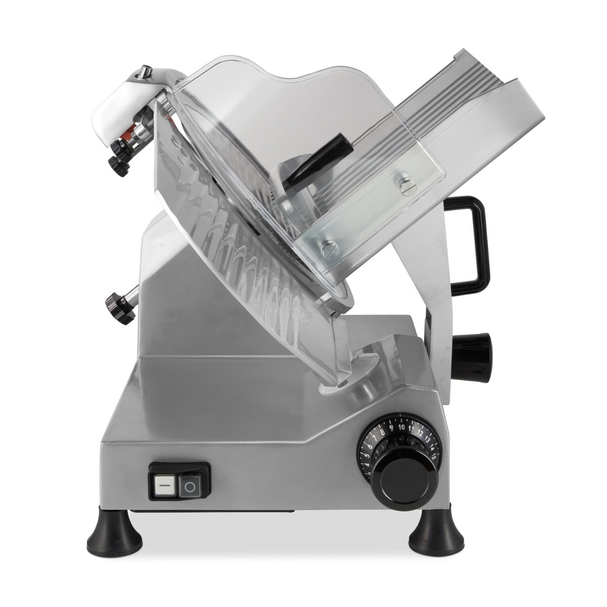 Maxima Meat Slicer Ø30cm Blade - teflon or serrated knife optional - RVSVoordeel