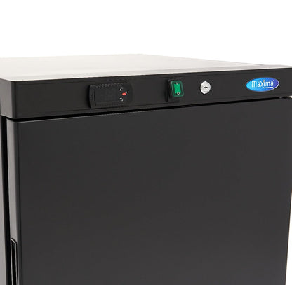 Maxima Mini Freezer 200L - 2 Fixed Shelves - Black - RVSVoordeel