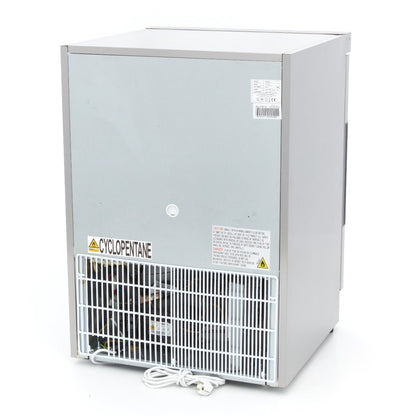 Maxima Mini Freezer 200L - 2 Fixed Shelves - Stainless Steel - RVSVoordeel