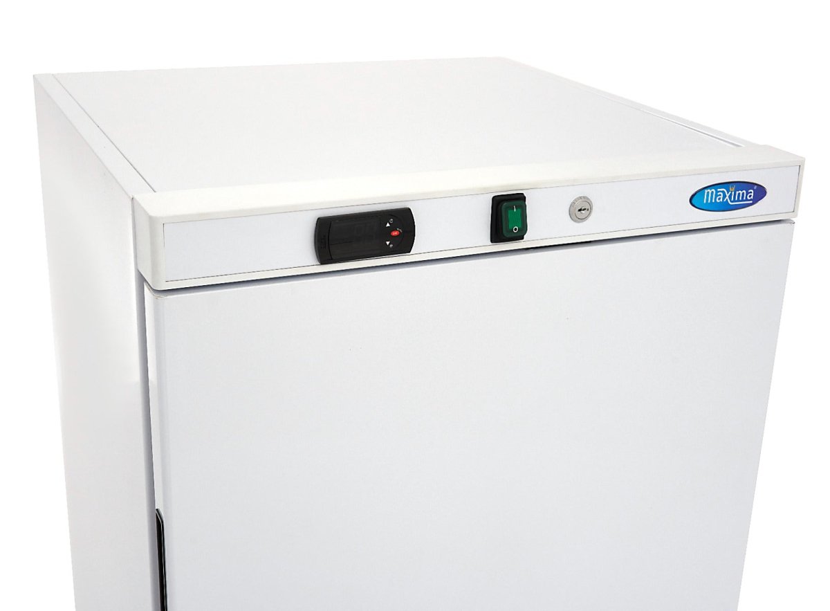 Maxima Mini Freezer 200L - 2 Fixed Shelves - White - RVSVoordeel
