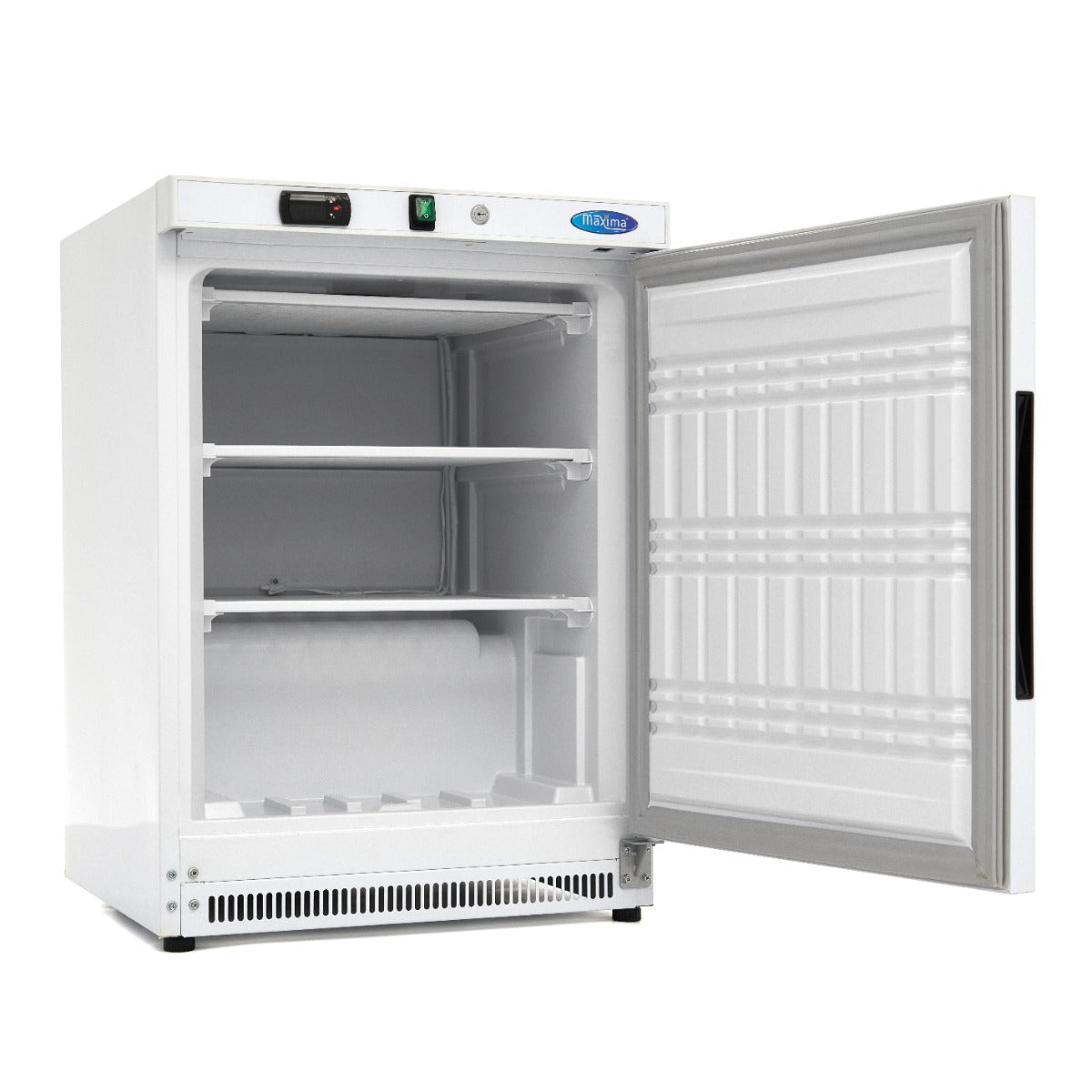 Maxima Mini Freezer 200L - 2 Fixed Shelves - White - RVSVoordeel