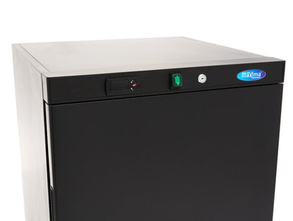 Maxima Mini Fridge 200L - 3 Adjustable Shelves - Black - RVSVoordeel