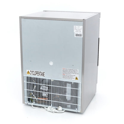 Maxima Mini Fridge 200L - 3 Adjustable Shelves - Stainless Steel - RVSVoordeel