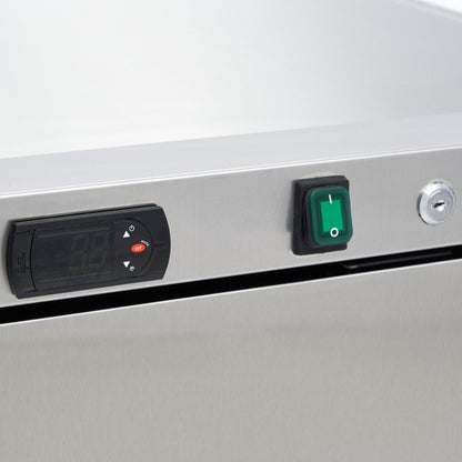 Maxima Mini Fridge 200L - 3 Adjustable Shelves - Stainless Steel - RVSVoordeel