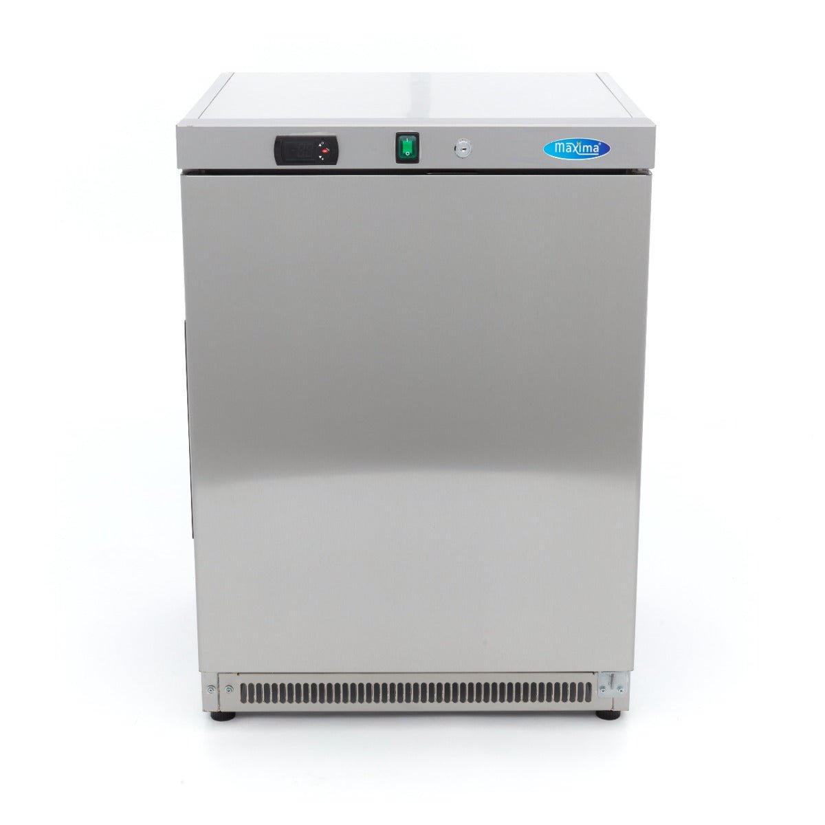 Maxima Mini Fridge 200L - 3 Adjustable Shelves - Stainless Steel - RVSVoordeel