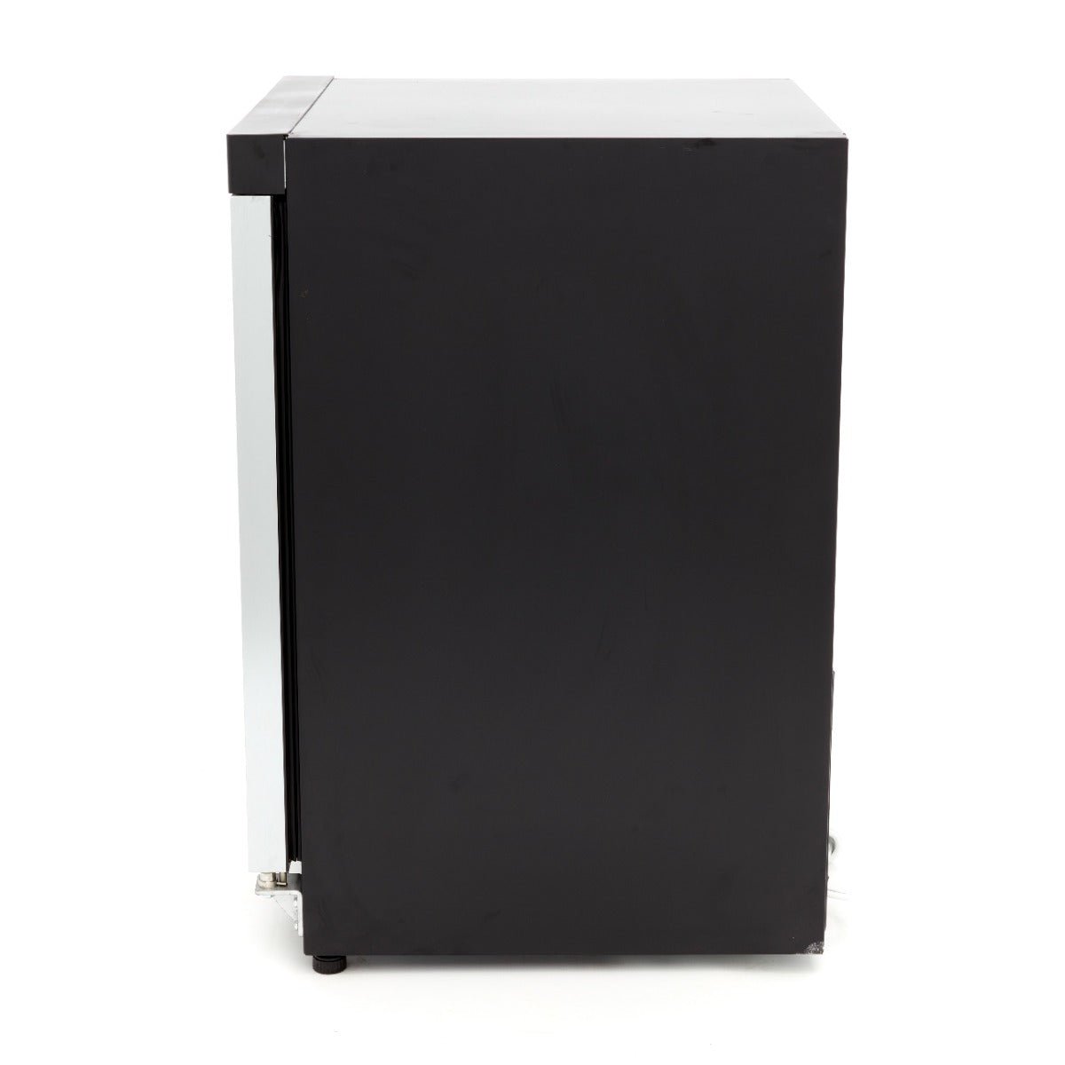 Maxima Mini Fridge 200L with Glass Door - 3 Adjustable Shelves - Black - RVSVoordeel
