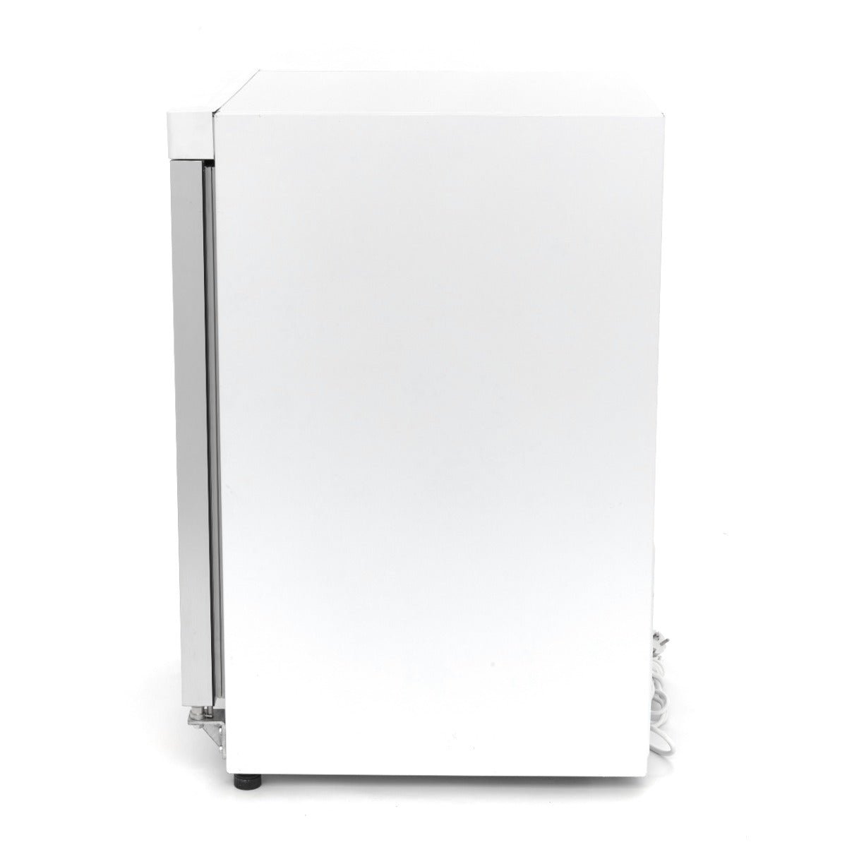 Maxima Mini Fridge 200L with Glass Door - 3 Adjustable Shelves - White - RVSVoordeel