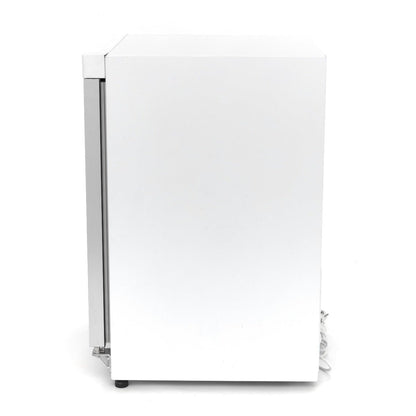 Maxima Mini Fridge 200L with Glass Door - 3 Adjustable Shelves - White - RVSVoordeel