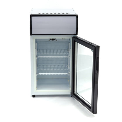 Maxima Mini Fridge 50L - 2 Adjustable Shelves - White - RVSVoordeel