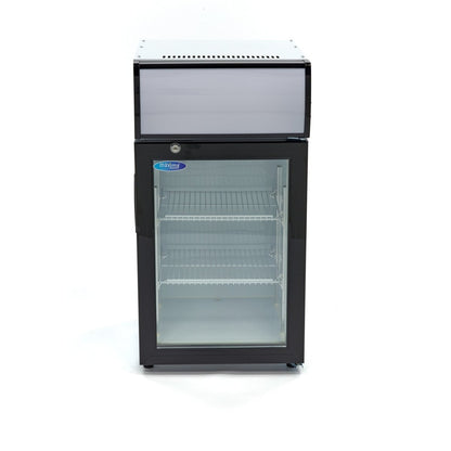 Maxima Mini Fridge 50L - 2 Adjustable Shelves - White - RVSVoordeel
