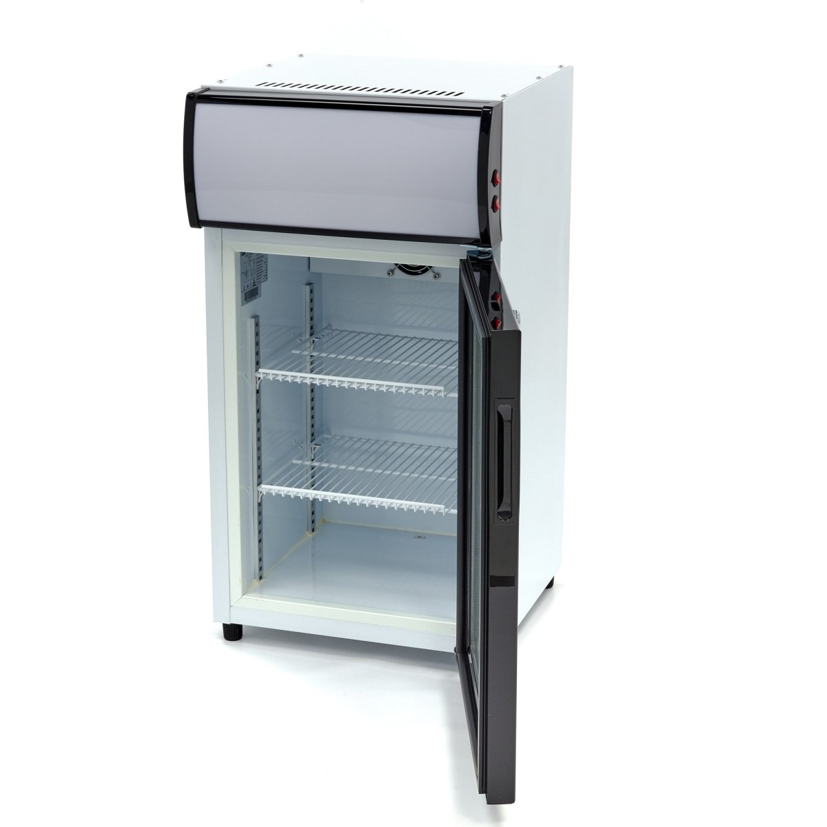 Maxima Mini Fridge 50L - 2 Adjustable Shelves - White - RVSVoordeel