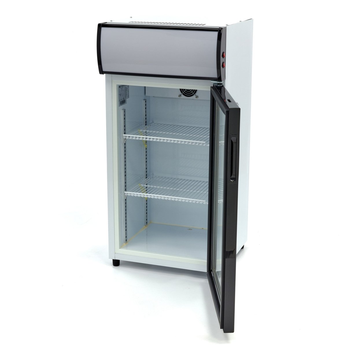 Maxima Mini Fridge 80L - 2 Adjustable Shelves - White - RVSVoordeel