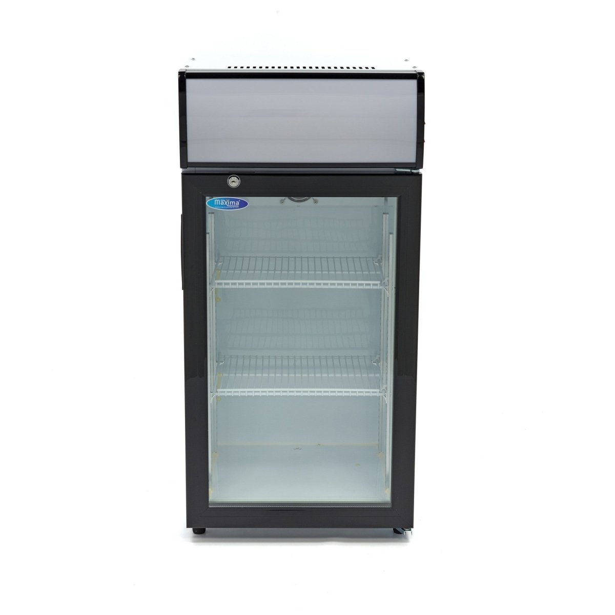 Maxima Mini Fridge 80L - 2 Adjustable Shelves - White - RVSVoordeel