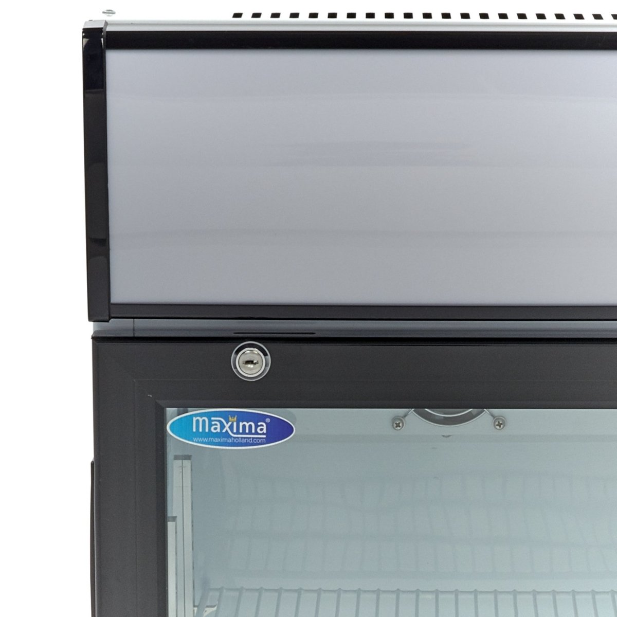 Maxima Mini Fridge 80L - 2 Adjustable Shelves - White - RVSVoordeel