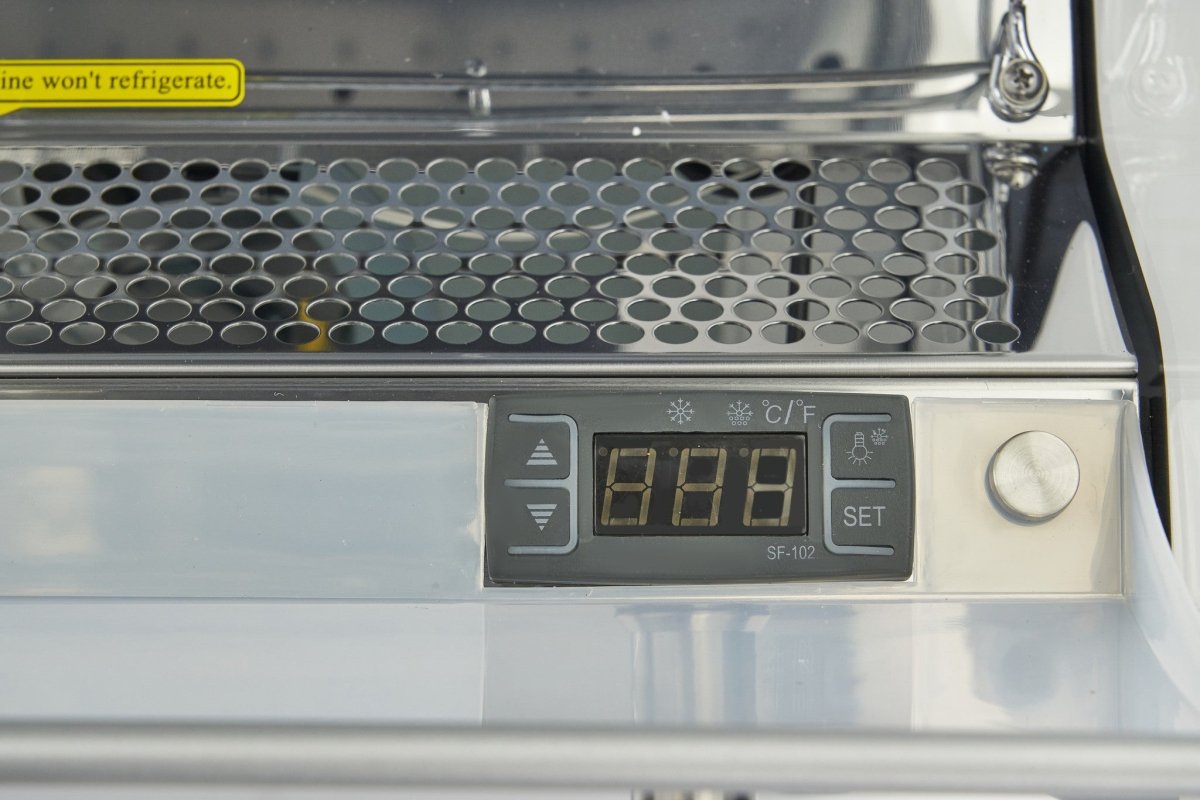 Maxima Open Drinks Fridge 220L - 4 Shelves - RVSVoordeel