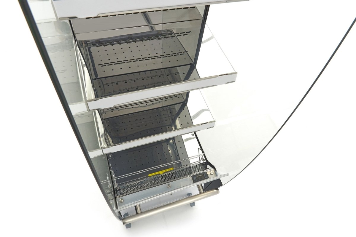 Maxima Open Drinks Fridge 220L - 4 Shelves - RVSVoordeel