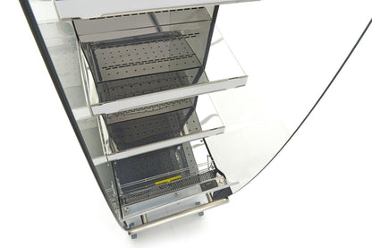 Maxima Open Drinks Fridge 220L - 4 Shelves - RVSVoordeel