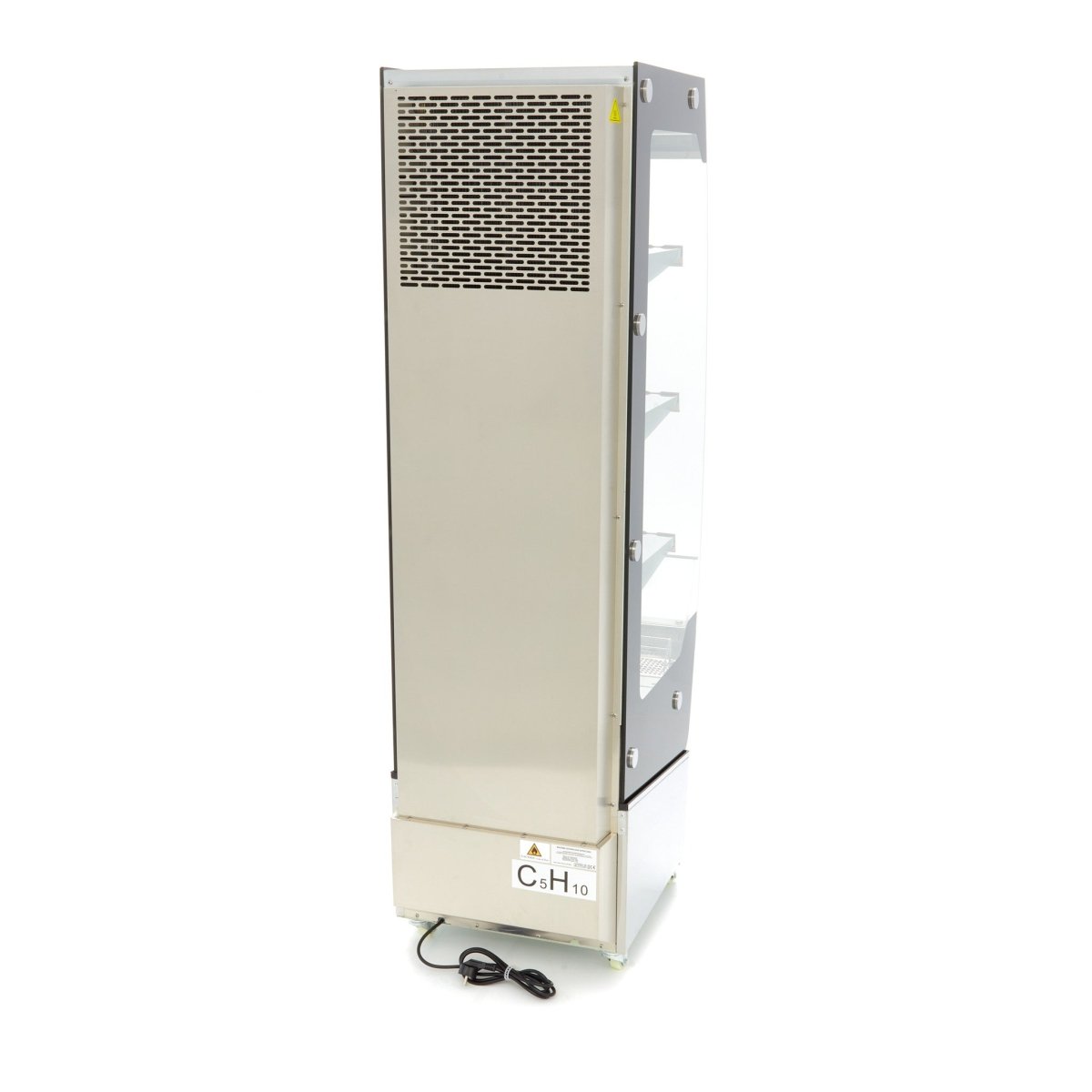 Maxima Open Drinks Fridge 220L - 4 Shelves - RVSVoordeel