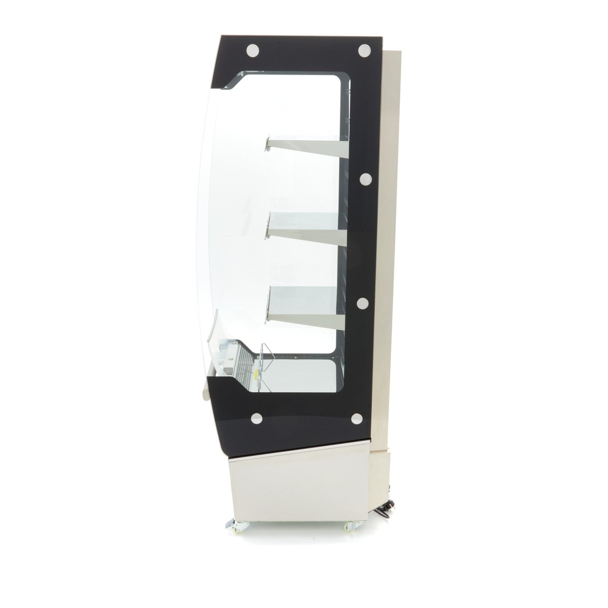 Maxima Open Drinks Fridge 220L - 4 Shelves - RVSVoordeel