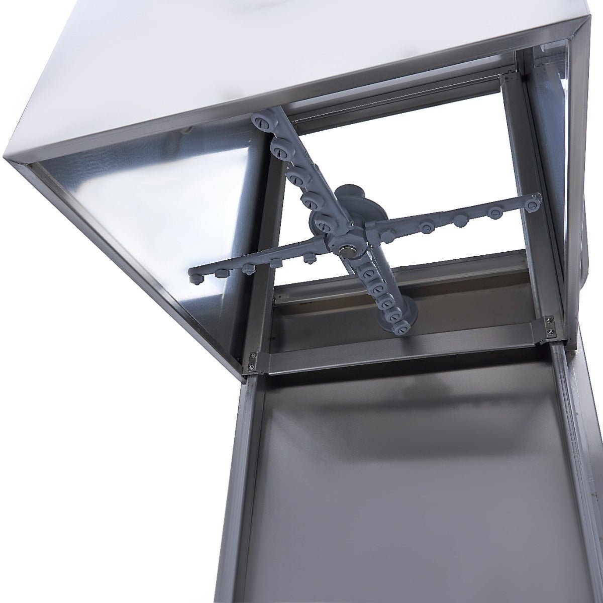 Maxima Pass Through Dishwasher 50 x 50cm - With Rinse Aid and Soap Pumps - Digital Display - 400V - RVSVoordeel