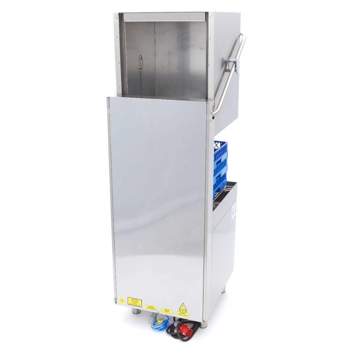 Maxima Pass Through Dishwasher 50 x 50cm - With Rinse Aid and Soap Pumps - Digital Display - 400V - RVSVoordeel