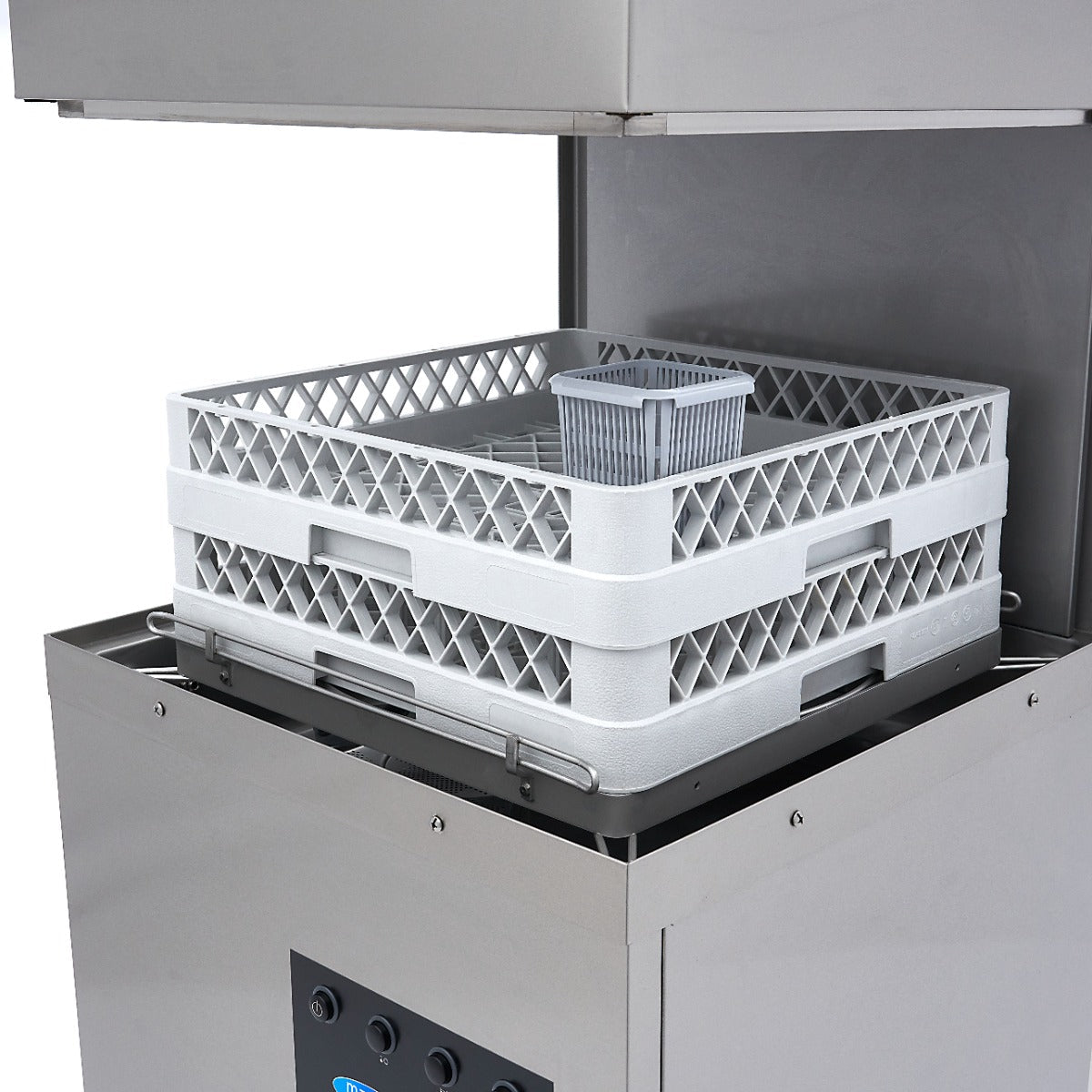 Maxima Pass Through Dishwasher 50x50cm - With Drain, Rinse Aid and Soap Pumps - 400V - RVSVoordeel