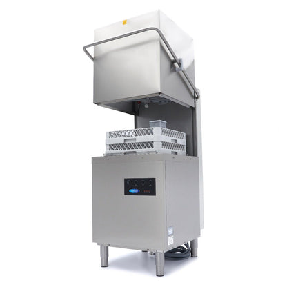 Maxima Pass Through Dishwasher 50x50cm - With Drain, Rinse Aid and Soap Pumps - 400V - RVSVoordeel