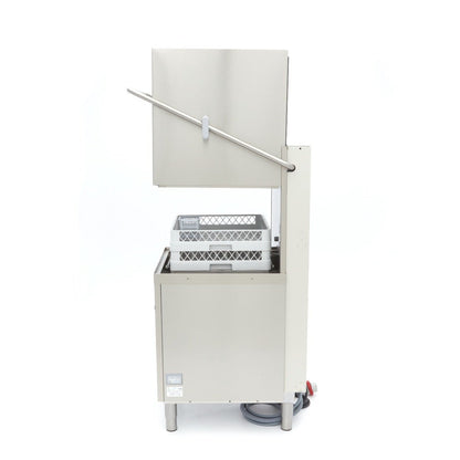 Maxima Pass Through Dishwasher 50x50cm - With Drain, Rinse Aid and Soap Pumps - 400V - RVSVoordeel