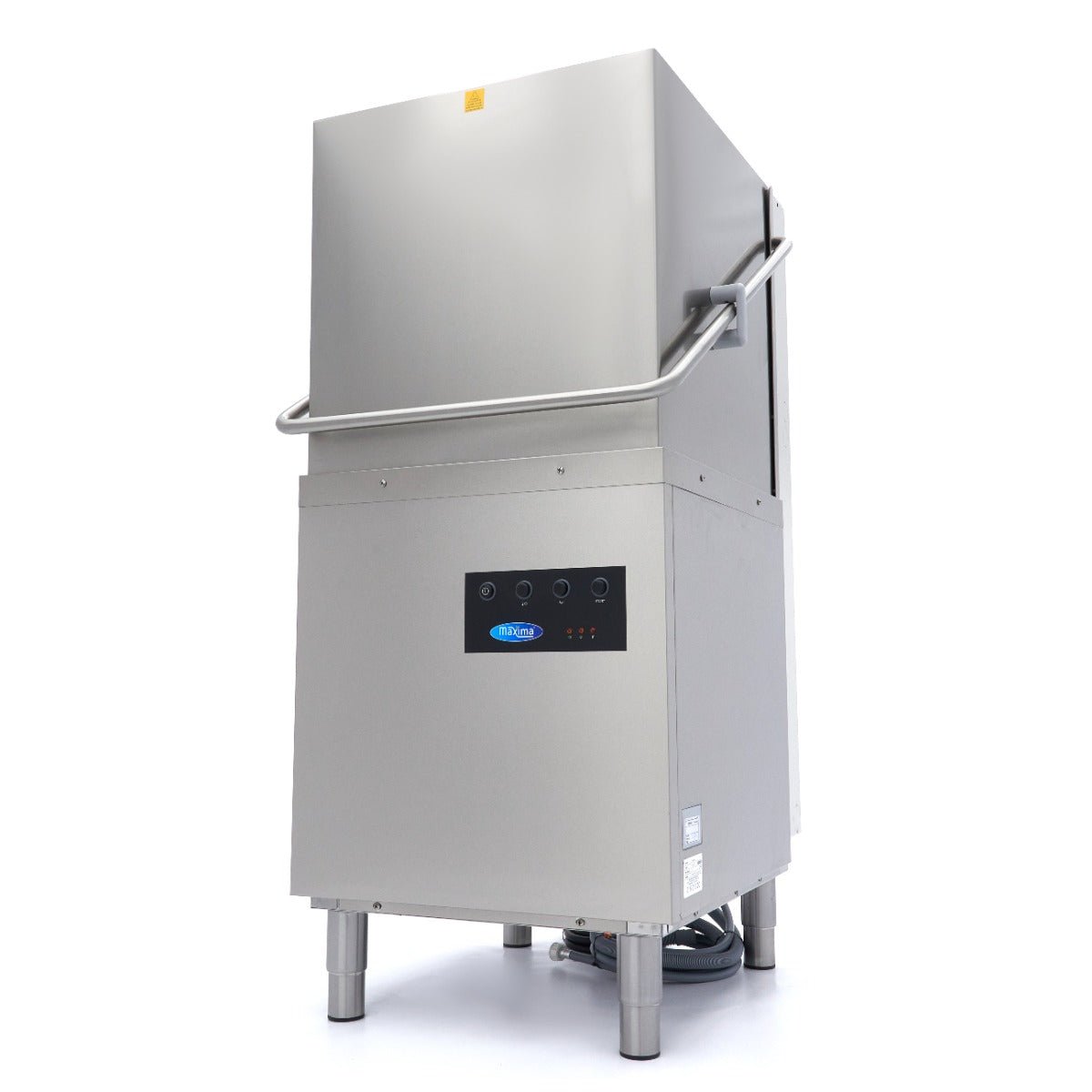 Maxima Pass Through Dishwasher 50x50cm - With Drain, Rinse Aid and Soap Pumps - 400V - RVSVoordeel