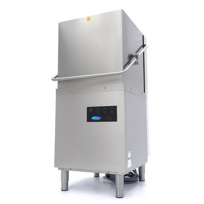 Maxima Pass Through Dishwasher 50x50cm - With Drain, Rinse Aid and Soap Pumps - 400V - RVSVoordeel