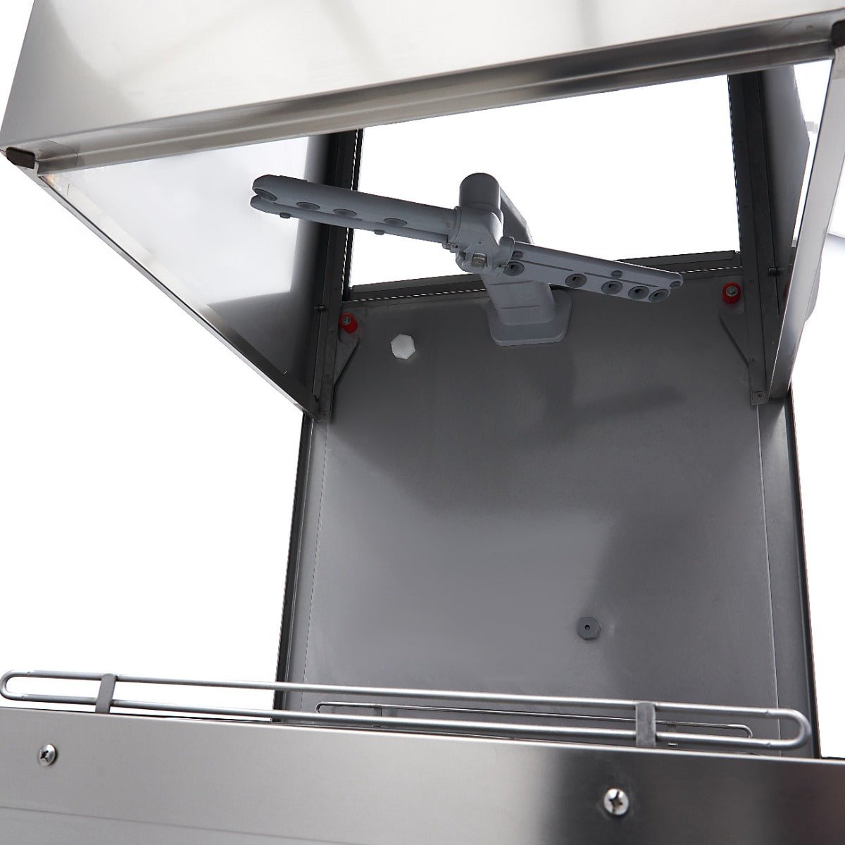 Maxima Pass Through Dishwasher 50x50cm - With Drain, Rinse Aid and Soap Pumps - 400V - RVSVoordeel