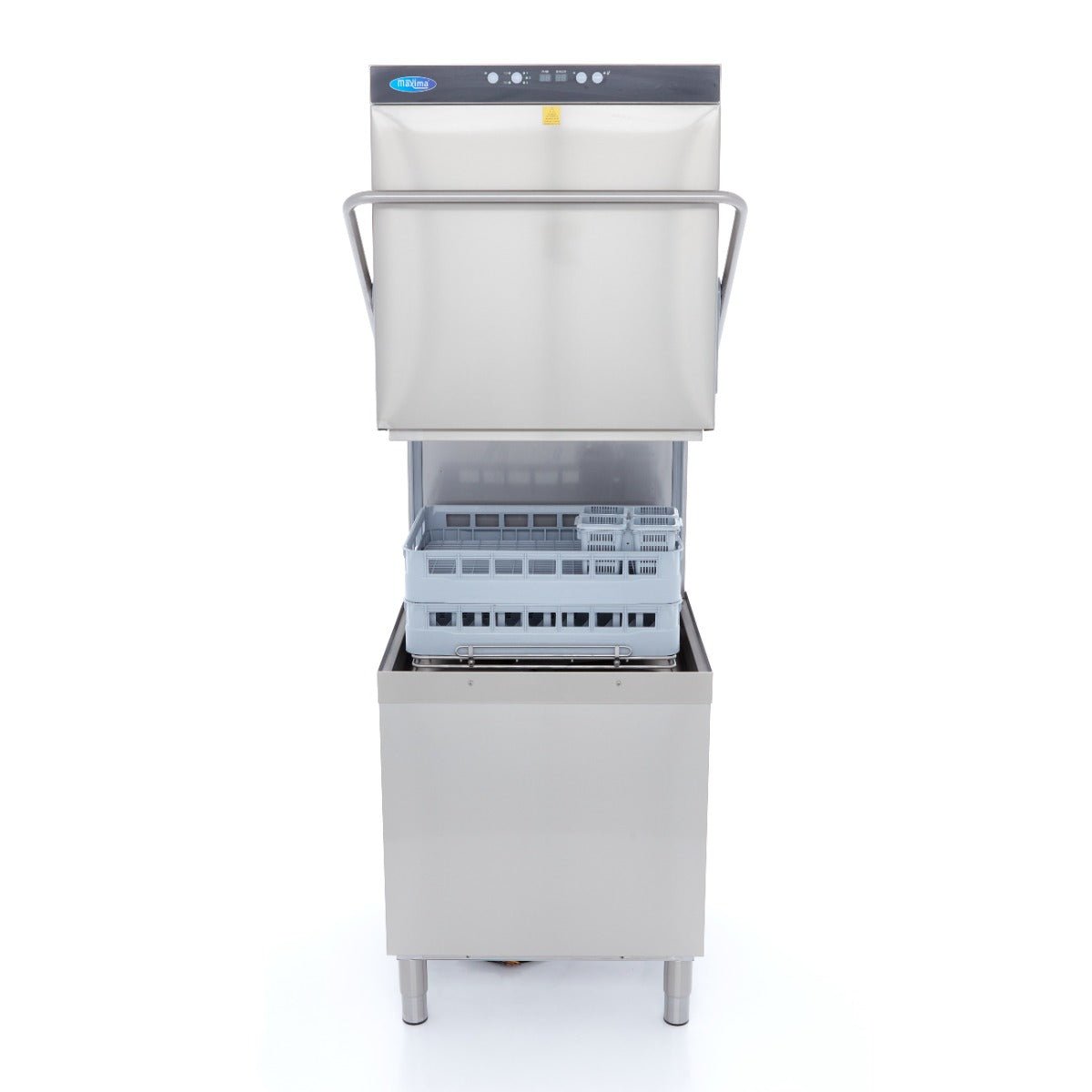 Maxima Pass Through Dishwasher 50x60cm - With Rinse Aid and Soap Pumps - 400V - RVSVoordeel