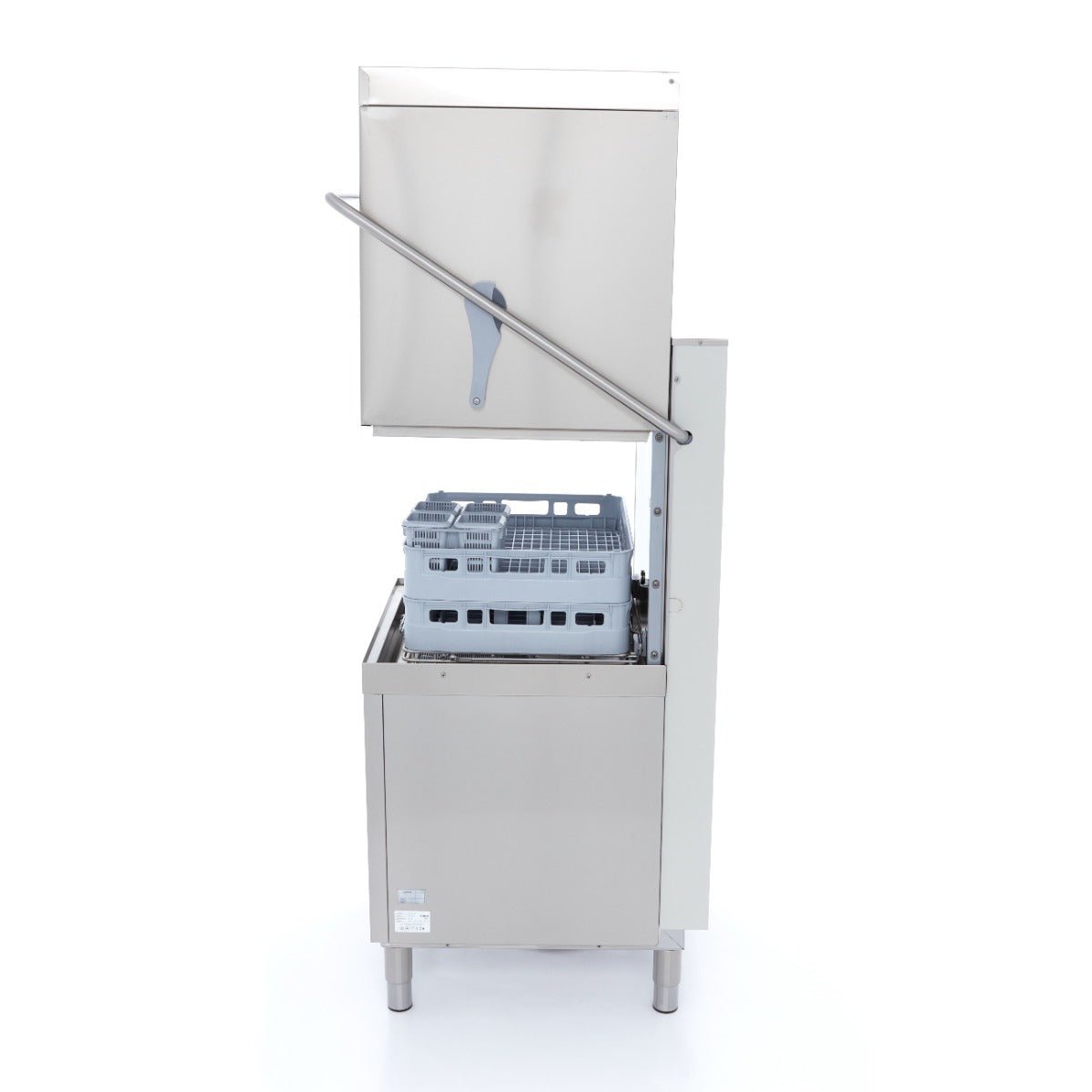 Maxima Pass Through Dishwasher 50x60cm - With Rinse Aid and Soap Pumps - 400V - RVSVoordeel
