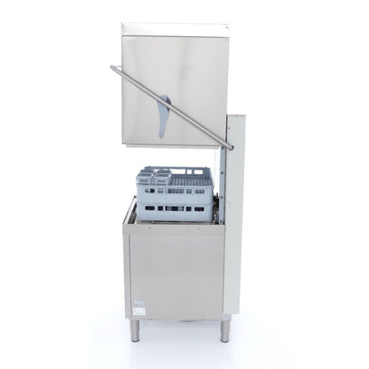 Maxima Pass Through Dishwasher 50x60cm - With Rinse Aid and Soap Pumps - 400V - RVSVoordeel