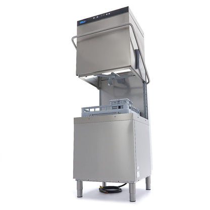 Maxima Pass Through Dishwasher 50x60cm - With Rinse Aid and Soap Pumps - 400V - RVSVoordeel