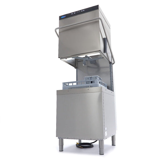 Maxima Pass Through Dishwasher 50x60cm - With Rinse Aid and Soap Pumps - 400V - RVSVoordeel