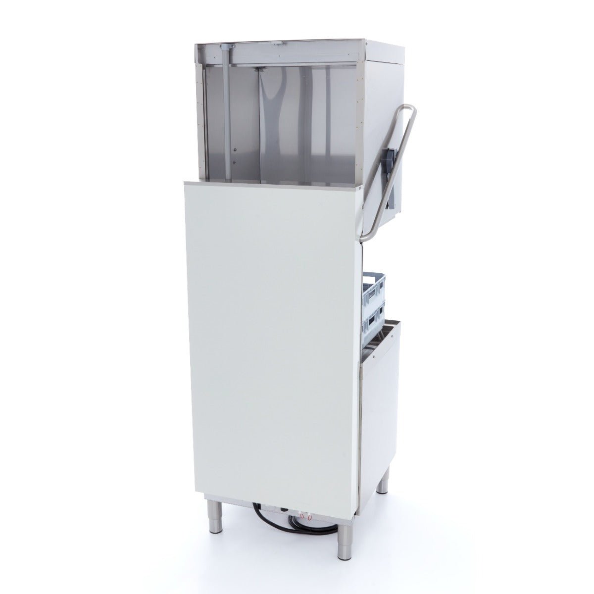 Maxima Pass Through Dishwasher 50x60cm - With Rinse Aid and Soap Pumps - 400V - RVSVoordeel